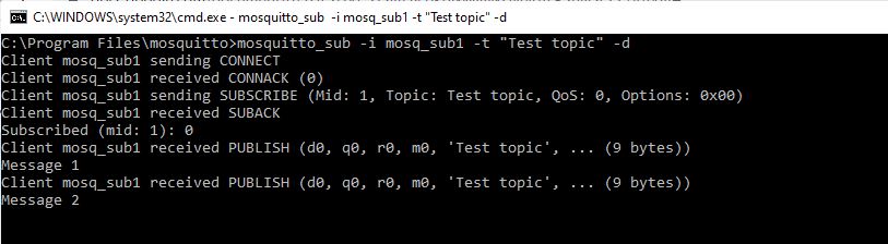 mosquitto_sub screenshot