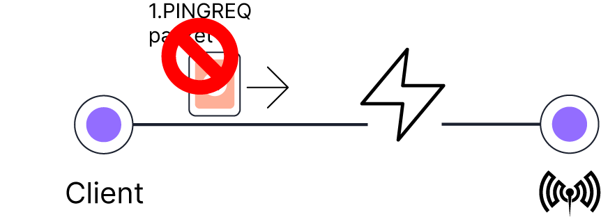 PINGREQ did not arrive scheme