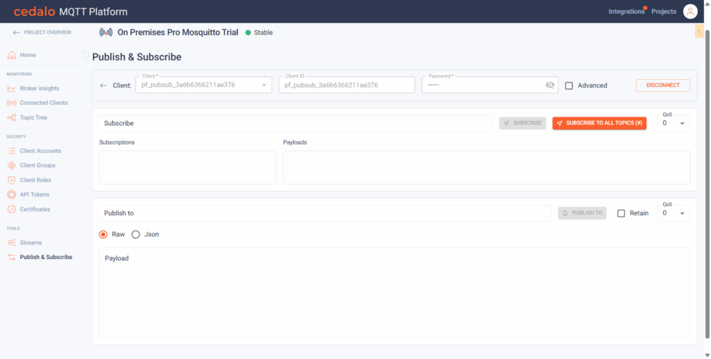 New temporary client.
