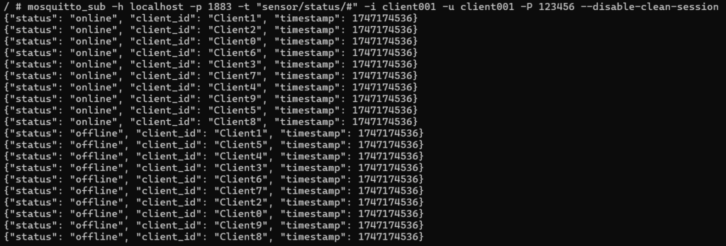 State change because of LWT.